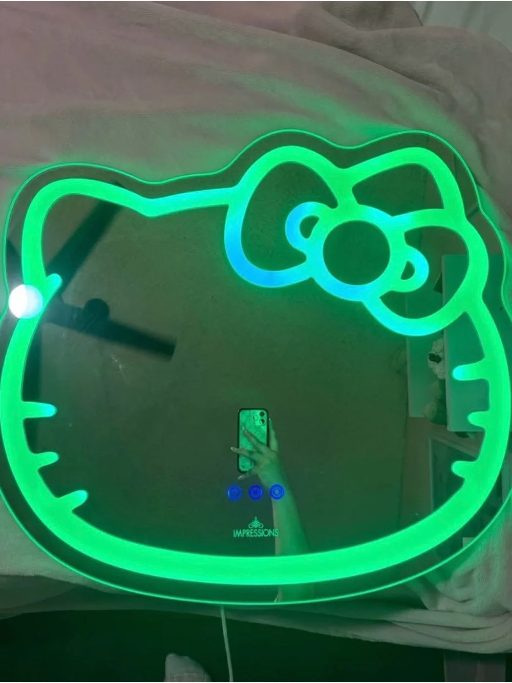 Impressions Hello Kitty LED Mirror - White Accent